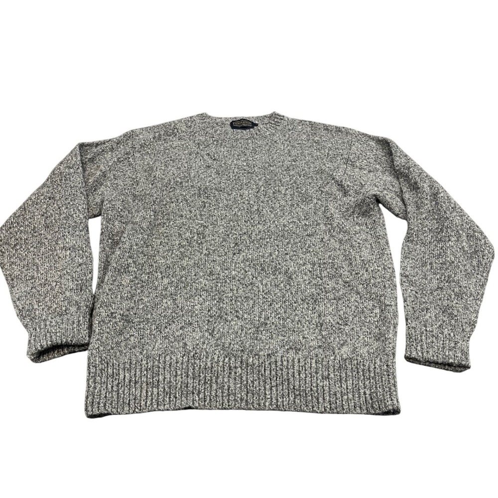 Pendleton Sweater Mens M Gray Shetland Washable Wool Crewneck AF632-61322